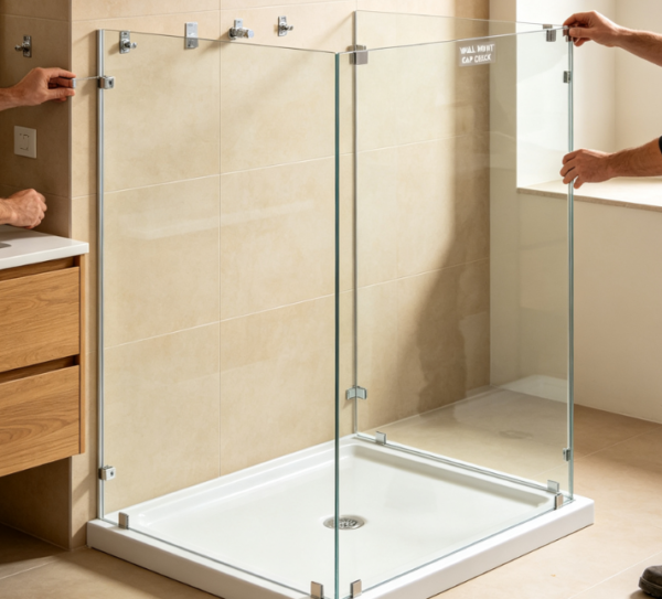 On-Site Installation Service For Rectangular Shower Enclosures