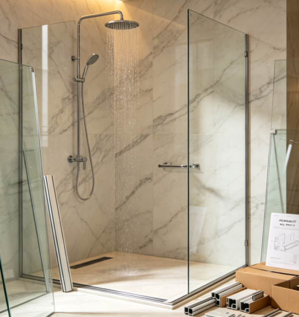 Premium On-Site Shower Enclosure Installation Package